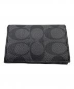 COACHコーチ）の古着「カードケース」｜ブラック