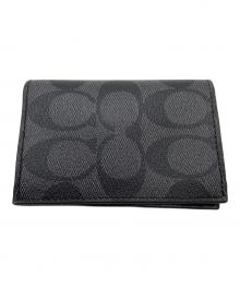 COACH（コーチ）の古着「カードケース」｜ブラック