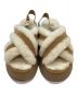 UGG (アグ) バックストラップサンダル アイボリー×ブラウン サイズ:23cm：8000円