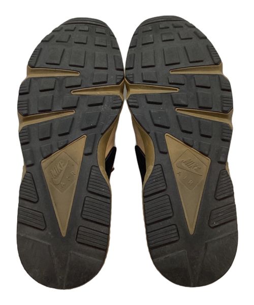 NIKE（ナイキ）NIKE (ナイキ) AIR HUARACHE LE ベージュ×パープル サイズ:27cmの古着・服飾アイテム