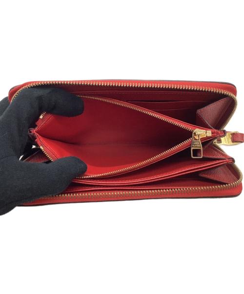 LOUIS VUITTON（ルイ ヴィトン）LOUIS VUITTON (ルイ ヴィトン) ジッピー ウォレット レッドの古着・服飾アイテム