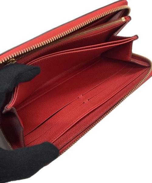 LOUIS VUITTON（ルイ ヴィトン）LOUIS VUITTON (ルイ ヴィトン) ジッピー ウォレット レッドの古着・服飾アイテム