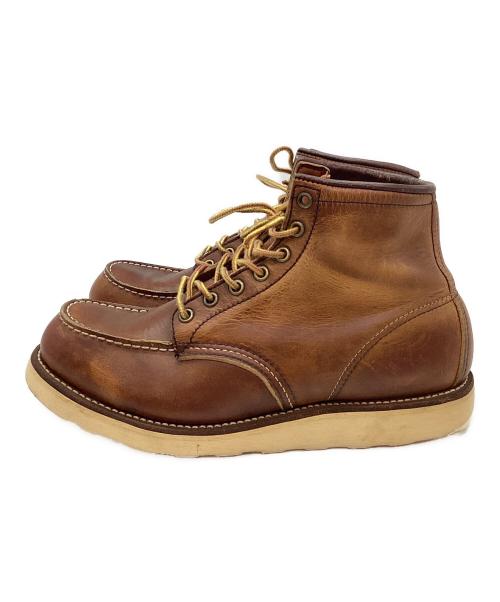 RED WING（レッドウィング）RED WING (レッドウィング) ワークブーツ ブラウン サイズ:81/2の古着・服飾アイテム