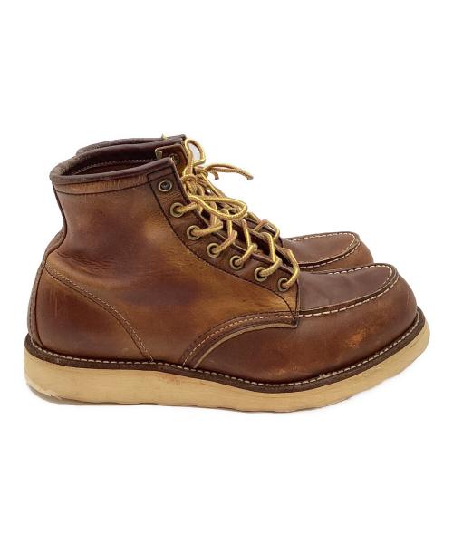 RED WING（レッドウィング）RED WING (レッドウィング) ワークブーツ ブラウン サイズ:81/2の古着・服飾アイテム