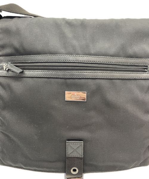 GUCCI（グッチ）GUCCI (グッチ) メッセンジャーバッグ ブラックの古着・服飾アイテム