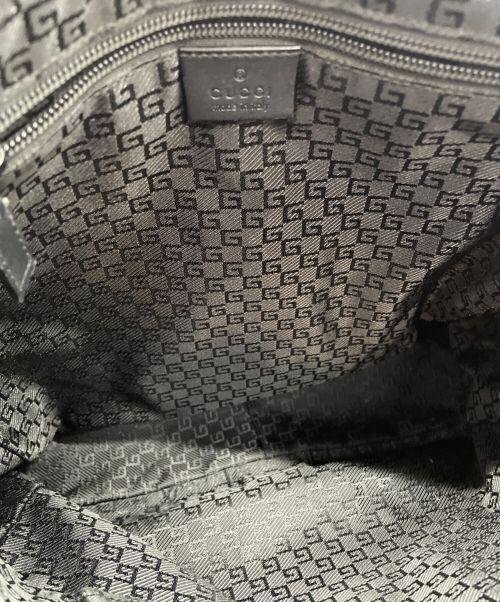 GUCCI（グッチ）GUCCI (グッチ) メッセンジャーバッグ ブラックの古着・服飾アイテム