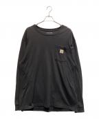 CarHarttカーハート）の古着「ロングスリーブカットソー」｜ブラック