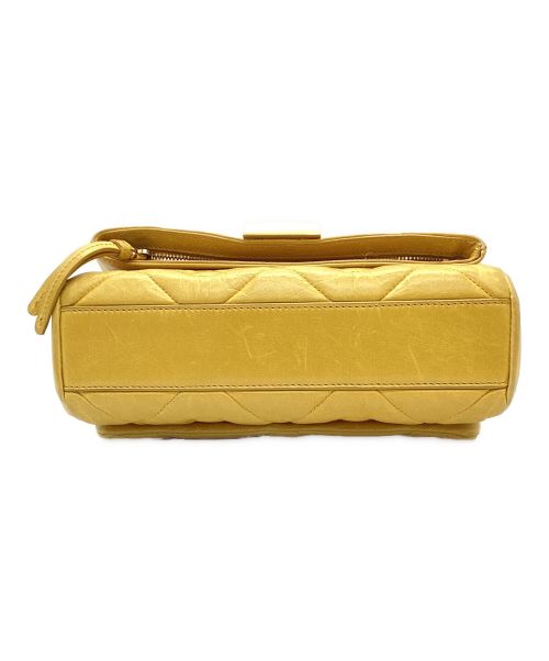 TOD'S（トッズ）TOD'S (トッズ) ハンドバッグ イエローの古着・服飾アイテム
