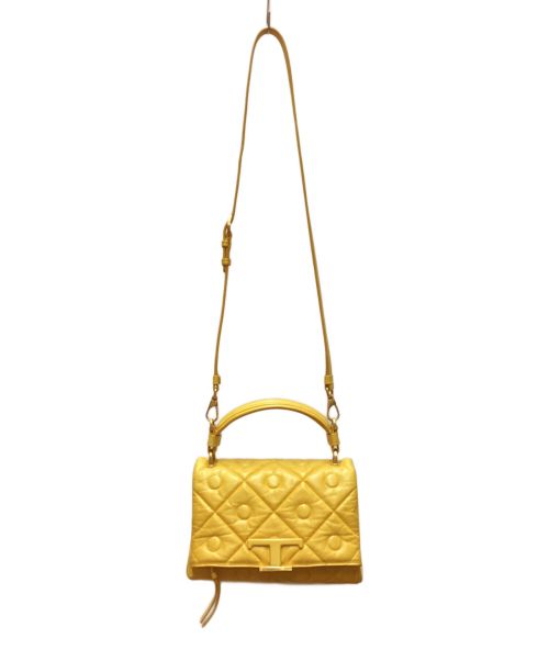 TOD'S（トッズ）TOD'S (トッズ) ハンドバッグ イエローの古着・服飾アイテム