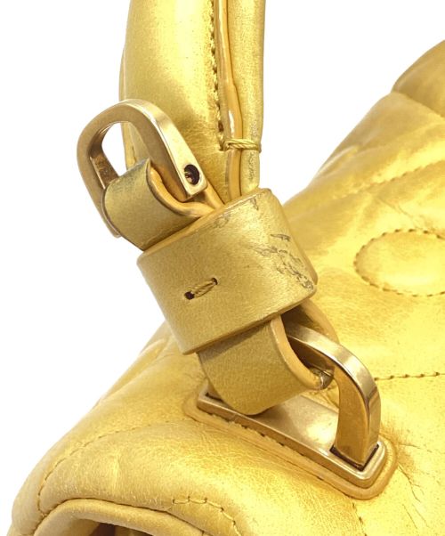 TOD'S（トッズ）TOD'S (トッズ) ハンドバッグ イエローの古着・服飾アイテム