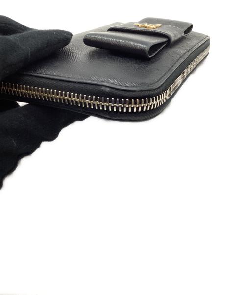 PRADA（プラダ）PRADA (プラダ) 長財布 ブラックの古着・服飾アイテム