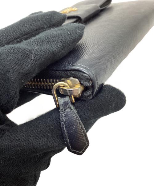 PRADA（プラダ）PRADA (プラダ) 長財布 ブラックの古着・服飾アイテム