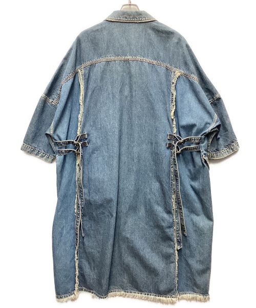 CHRISTIAN DADA（クリスチャンダダ）CHRISTIAN DADA (クリスチャンダダ) デニムロングコート インディゴ サイズ:Freeの古着・服飾アイテム