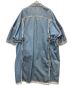 CHRISTIAN DADA (クリスチャンダダ) デニムロングコート インディゴ サイズ:Free：8000円