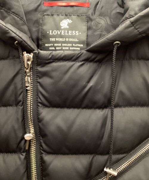 LOVELESS（ラブレス）LOVELESS (ラブレス) ダウンジャケット ブラック サイズ:Sの古着・服飾アイテム