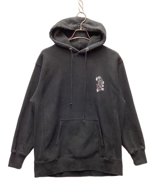 IPD COMPANY（アイピーディーカンパニー）IPD COMPANY (アイピーディーカンパニー) パーカー ブラック サイズ:Lの古着・服飾アイテム