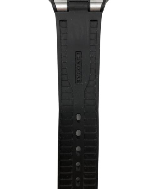 BVLGARI（ブルガリ）BVLGARI (ブルガリ) ディアゴノ マグネシウム DG42SMCCH シルバー×ブラックの古着・服飾アイテム