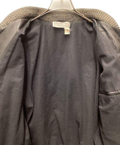 GIVENCHY（ジバンシィ）GIVENCHY (ジバンシィ) 切替ジャケット ブラック×グレー サイズ:3の古着・服飾アイテム