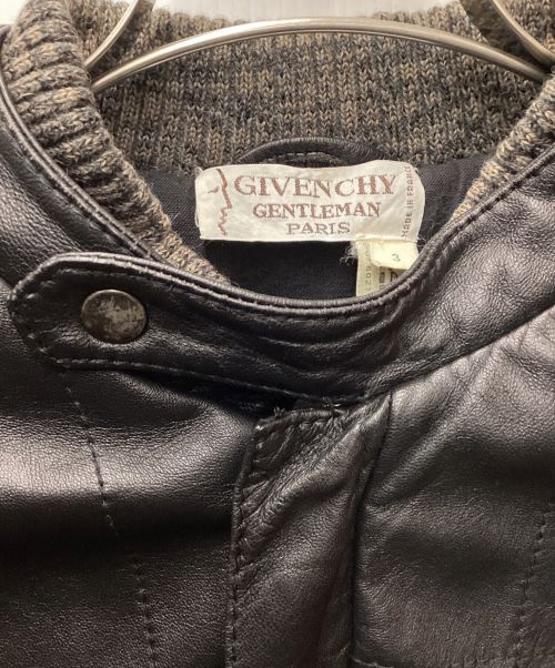 GIVENCHY（ジバンシィ）GIVENCHY (ジバンシィ) 切替ジャケット ブラック×グレー サイズ:3の古着・服飾アイテム