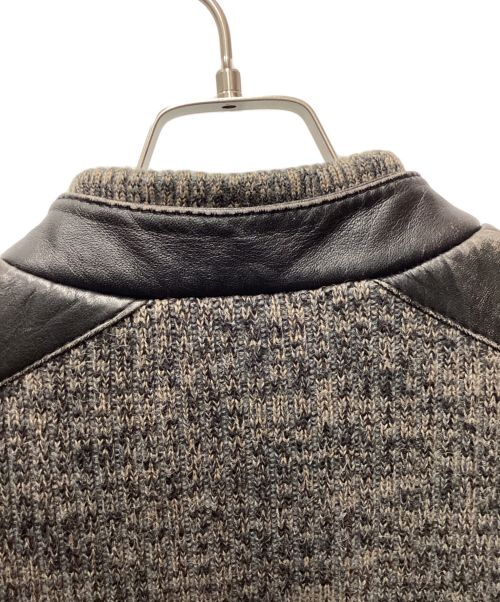 GIVENCHY（ジバンシィ）GIVENCHY (ジバンシィ) 切替ジャケット ブラック×グレー サイズ:3の古着・服飾アイテム