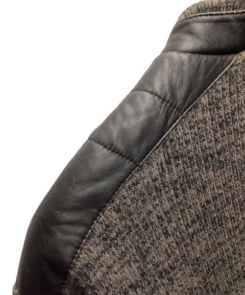 GIVENCHY（ジバンシィ）GIVENCHY (ジバンシィ) 切替ジャケット ブラック×グレー サイズ:3の古着・服飾アイテム