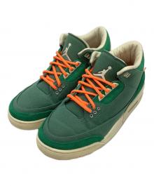 NIKE×Nina Chanel Abney（ナイキ×ニーナ シャネル アブニー）の古着「Nina Chanel Abney × Nike Women's Air Jordan 3 Retro OG SP "Bicoastal and Malachite"」｜グリーン×ホワイト