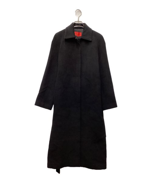 m,i,d,（エムアイディー）m,i,d, (エムアイディー) 比翼コート ブラック サイズ:Mの古着・服飾アイテム