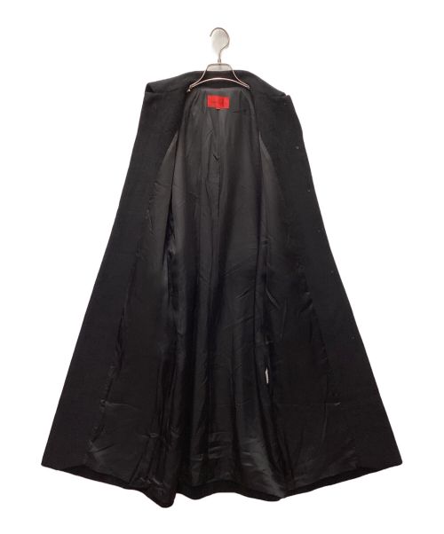 m,i,d,（エムアイディー）m,i,d, (エムアイディー) 比翼コート ブラック サイズ:Mの古着・服飾アイテム