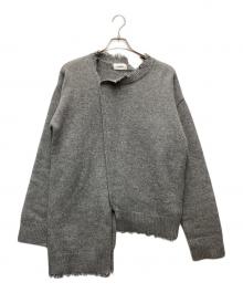 kudos（クードス）の古着「変形ニット」｜グレー