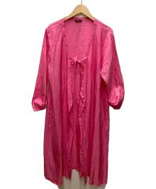 R&D.M.Co-OLDMAN'S TAILOR（オールドマンズテイラー）の古着「シルクワンピース」｜ショッキングピンク