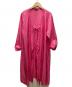R&D.M.Co-OLDMAN'S TAILOR（オールドマンズテイラー）の古着「シルクワンピース」｜ショッキングピンク
