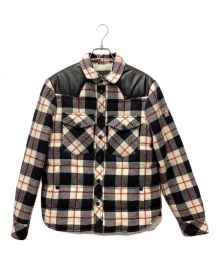 MONCLER GRENOBLE（モンクレール グルノーブル）の古着「ダウンシャツジャケット」｜ホワイト×ブラック
