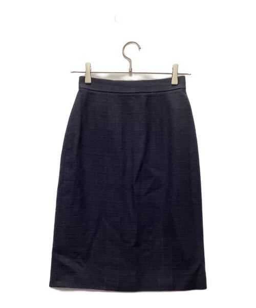 CHANEL（シャネル）CHANEL (シャネル) スカート ネイビー サイズ:38の古着・服飾アイテム