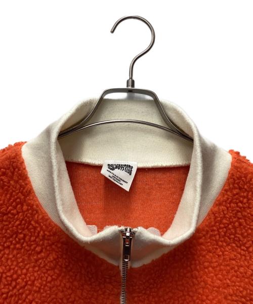 BILLIONAIRE BOYS CLUB（ビリオネアボーイズクラブ）BILLIONAIRE BOYS CLUB (ビリオネアボーイズクラブ) フリースジャケット オレンジ×アイボリー サイズ:XLの古着・服飾アイテム