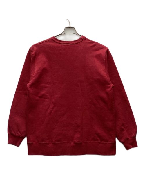 Champion（チャンピオン）Champion (チャンピオン) 刺繍スウェット レッド サイズ:XLの古着・服飾アイテム