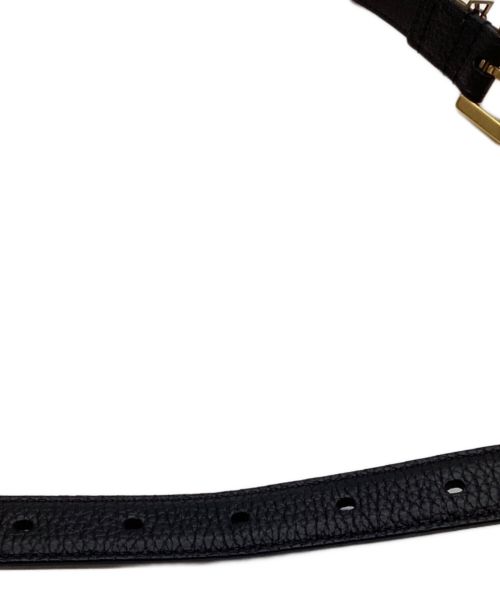 Saint Laurent Paris（サンローランパリ）Saint Laurent Paris (サンローランパリ) ロゴバックルベルト ブラックの古着・服飾アイテム