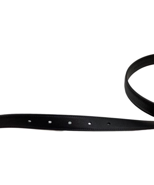 Saint Laurent Paris（サンローランパリ）Saint Laurent Paris (サンローランパリ) ロゴバックルベルト ブラックの古着・服飾アイテム