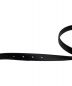 中古・古着 Saint Laurent Paris (サンローランパリ) ロゴバックルベルト ブラック：41000円