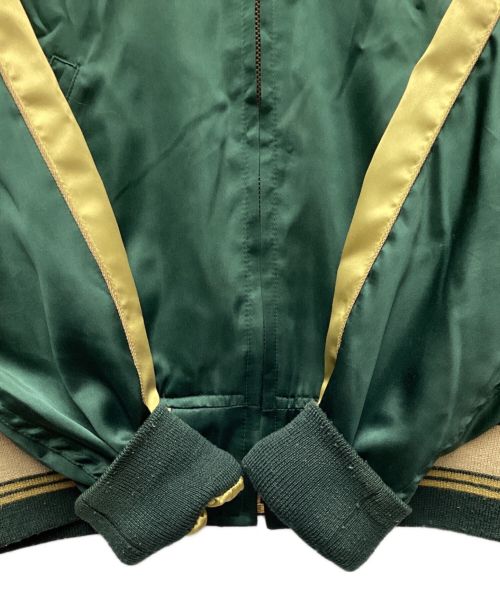 SUGAR CANE（シュガーケーン）SUGAR CANE (シュガーケーン) スカジャン グリーン×イエロー サイズ:38の古着・服飾アイテム