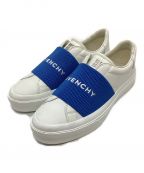 GIVENCHYジバンシィ）の古着「ローカットスニーカー」｜ホワイト×ブルー