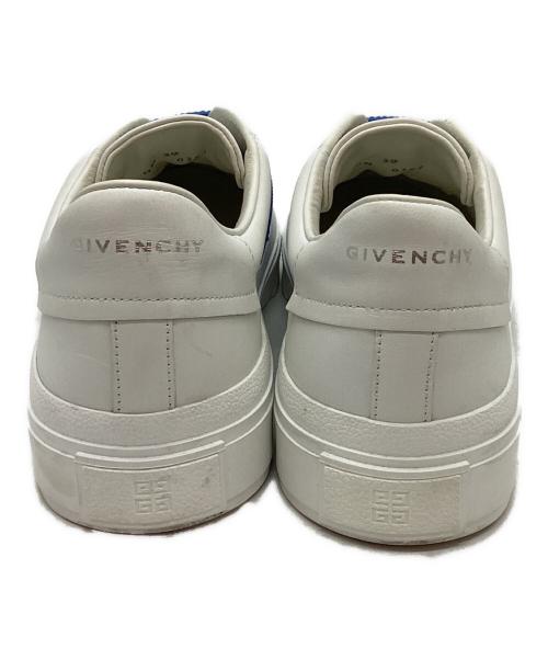 GIVENCHY（ジバンシィ）GIVENCHY (ジバンシィ) ローカットスニーカー ホワイト×ブルー サイズ:39の古着・服飾アイテム