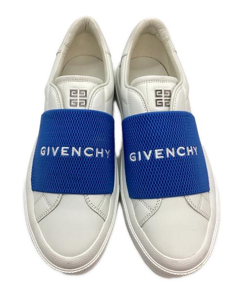 GIVENCHY（ジバンシィ）GIVENCHY (ジバンシィ) ローカットスニーカー ホワイト×ブルー サイズ:39の古着・服飾アイテム