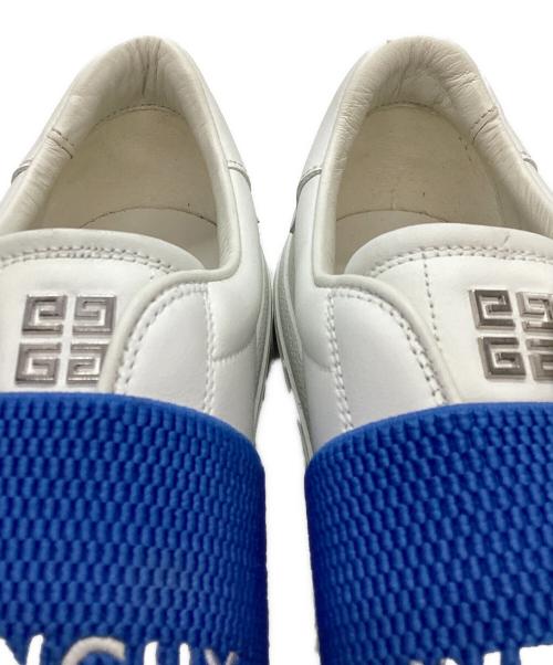 GIVENCHY（ジバンシィ）GIVENCHY (ジバンシィ) ローカットスニーカー ホワイト×ブルー サイズ:39の古着・服飾アイテム