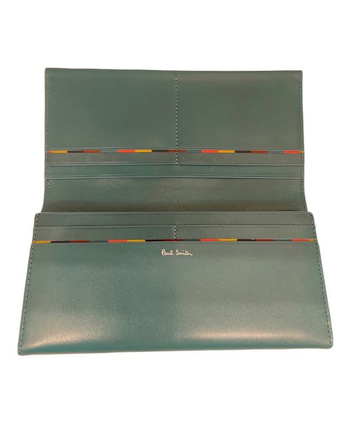 PAUL SMITH（ポールスミス）Paul Smith (ポールスミス) 長財布 ブルーの古着・服飾アイテム