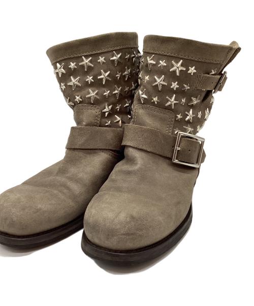 JIMMY CHOO（ジミーチュウ）JIMMY CHOO (ジミーチュウ) ブーツ カーキ サイズ:37 1/2の古着・服飾アイテム