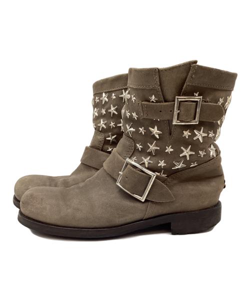 JIMMY CHOO（ジミーチュウ）JIMMY CHOO (ジミーチュウ) ブーツ カーキ サイズ:37 1/2の古着・服飾アイテム