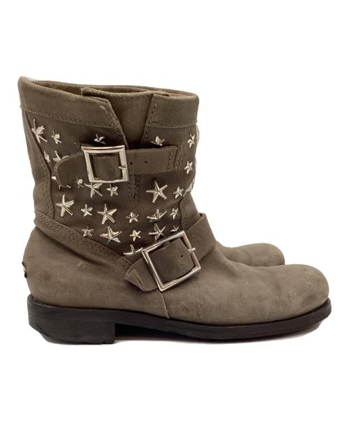 JIMMY CHOO（ジミーチュウ）JIMMY CHOO (ジミーチュウ) ブーツ カーキ サイズ:37 1/2の古着・服飾アイテム