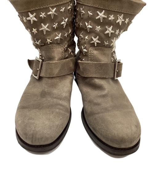 JIMMY CHOO（ジミーチュウ）JIMMY CHOO (ジミーチュウ) ブーツ カーキ サイズ:37 1/2の古着・服飾アイテム