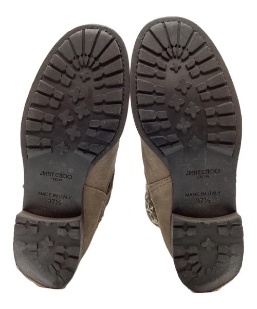 JIMMY CHOO（ジミーチュウ）JIMMY CHOO (ジミーチュウ) ブーツ カーキ サイズ:37 1/2の古着・服飾アイテム