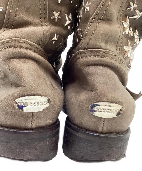 JIMMY CHOO（ジミーチュウ）JIMMY CHOO (ジミーチュウ) ブーツ カーキ サイズ:37 1/2の古着・服飾アイテム